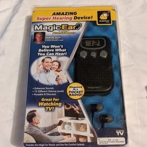 NIB Magic Ear Hearing Device/ As Seen On TV